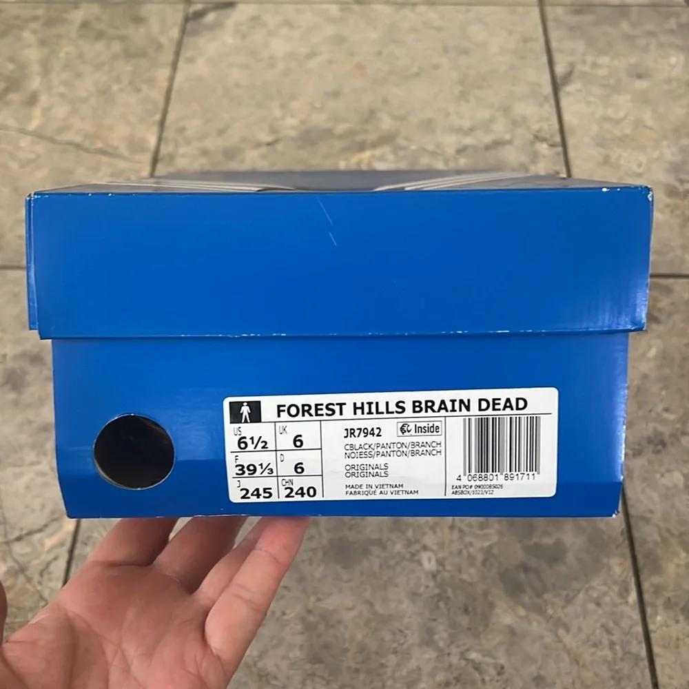 Brain Dead x Adidas Forest Hills Sneaker - Black